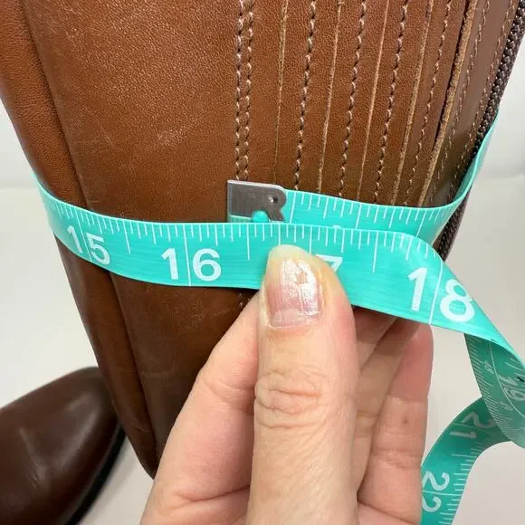 Clarks Collection Boots Women's 10M Brown Plaza Steer Riding Boot Leather - Picture 12 of 16